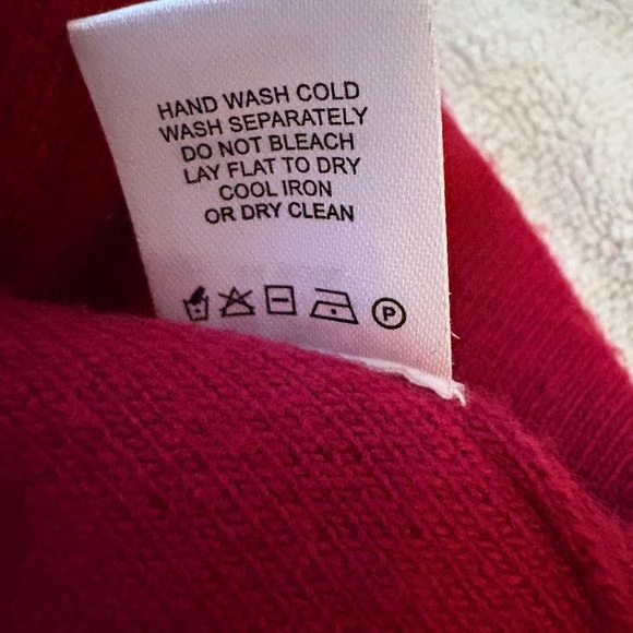 Lacademie Red Asymmetrical Sweater Dress Size XS - Picture 4 of 12